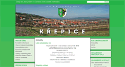 Desktop Screenshot of krepice.cz
