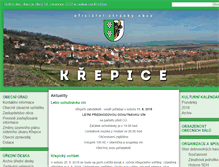 Tablet Screenshot of krepice.cz
